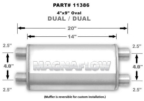 MagnaFlow Exhaust Products Stainless Steel Muffler