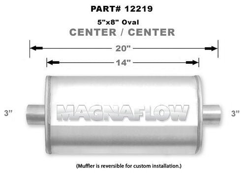 MagnaFlow Exhaust Products Stainless Steel Muffler