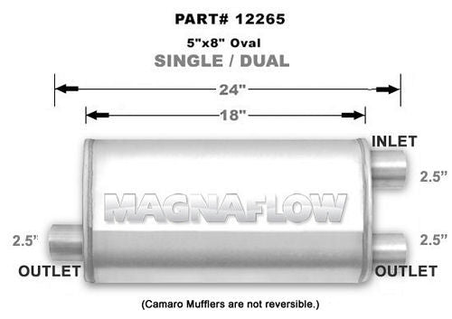 MagnaFlow Exhaust Products Stainless Steel Muffler