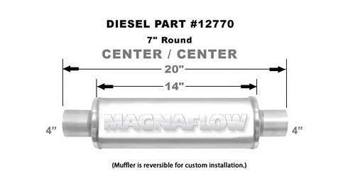 MagnaFlow Exhaust Products Stainless Steel Muffler