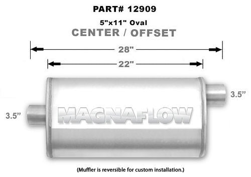 MagnaFlow Exhaust Products Stainless Steel Muffler