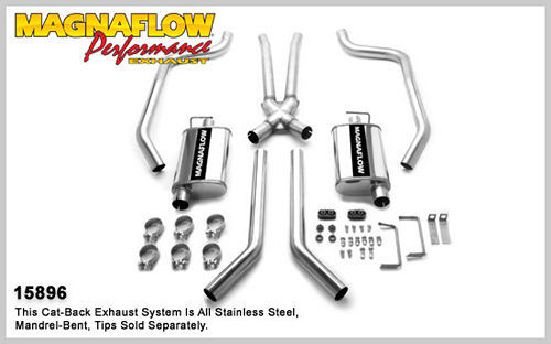 MagnaFlow Exhaust Products 67-69 GM F Body 2.5in Dual Exhaust System