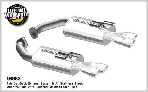 MagnaFlow Exhaust Products Axle Back Only System 08-09 G8 GT 2.5in Dual 3