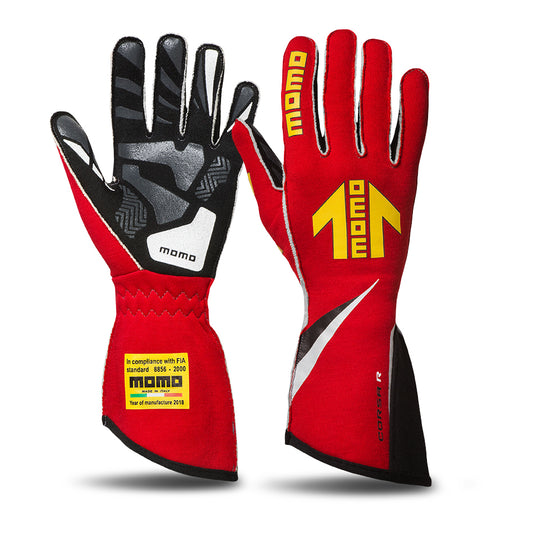 MOMO Tuning & Safety Corsa R Gloves External Stitch Precurved Large