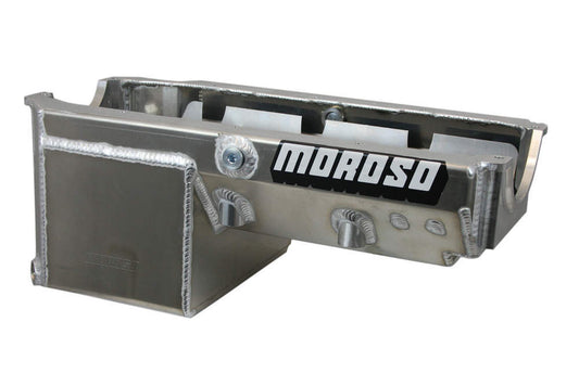 Moroso 8qt Oil Pan - SBC Drag Race w/2-Piece Rear Main