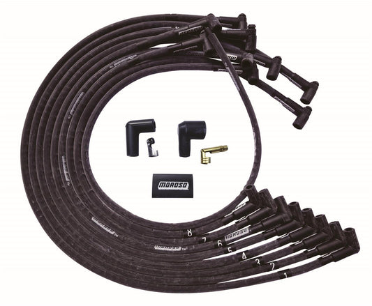 Moroso Ultra Plug Wire Set BBC Under V/C Black