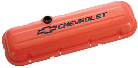 Proform BBC Valve Covers Stamped Chevrolet and Bowtie