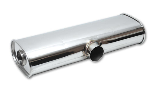 Vibrant Performance STREETPOWER Muffler 3in Side Inlet x Dual 2.5in