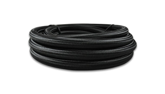 Vibrant Performance 20ft Roll of Black Nylon Braided Flex Hose