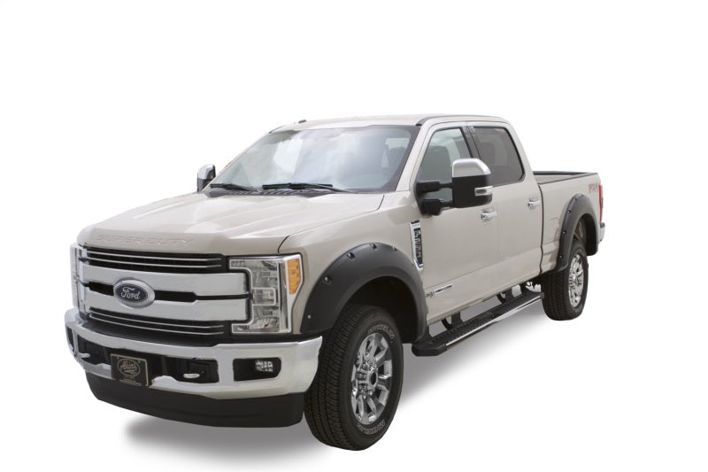 Bushwacker 20942-02 17-18 Ford F-250 Super Duty Pocket Style Flares 4pc - Black