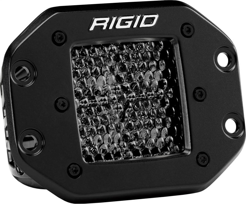 Rigid Industries 212513BLK D Series PRO Midnight Edition - Spot - Diffused - Pair