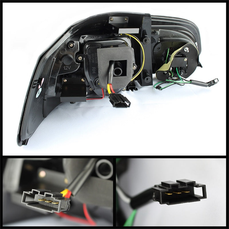 SPYDER 5071767 Spyder Volkswagen Golf/GTI 10-13 G2 Type With Light Bar LED Tail Lights Black ALT-YD-VG10-LED-G2-BK