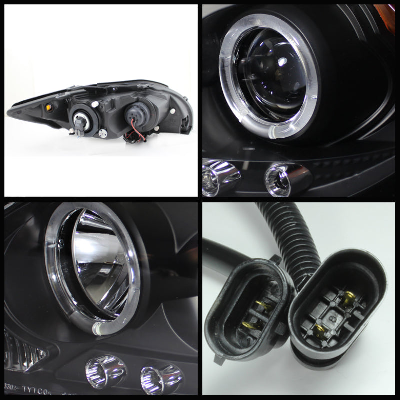 SPYDER 5073303 Spyder Scion TC 08-10 Projector Headlights LED Halo -Replaceable LEDs Blk PRO-YD-TTC08-HL-BK