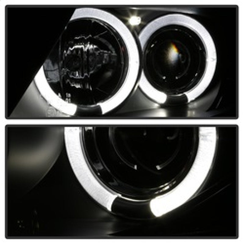 SPYDER 5029072 Spyder BMW Z4 03-08 Projector Headlights Halogen Model Only - LED Halo Black PRO-YD-BMWZ403-HL-BK