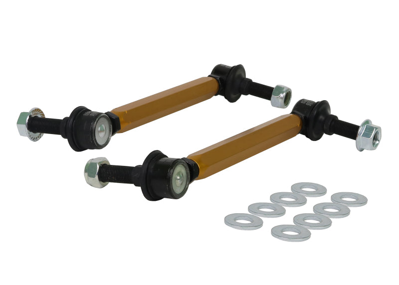 Whiteline KLC180-215 11+ Ford Ranger PX 2WD/4WD Rear Swaybar link kit-Adjustable Extra Heavy Duty Ball Link