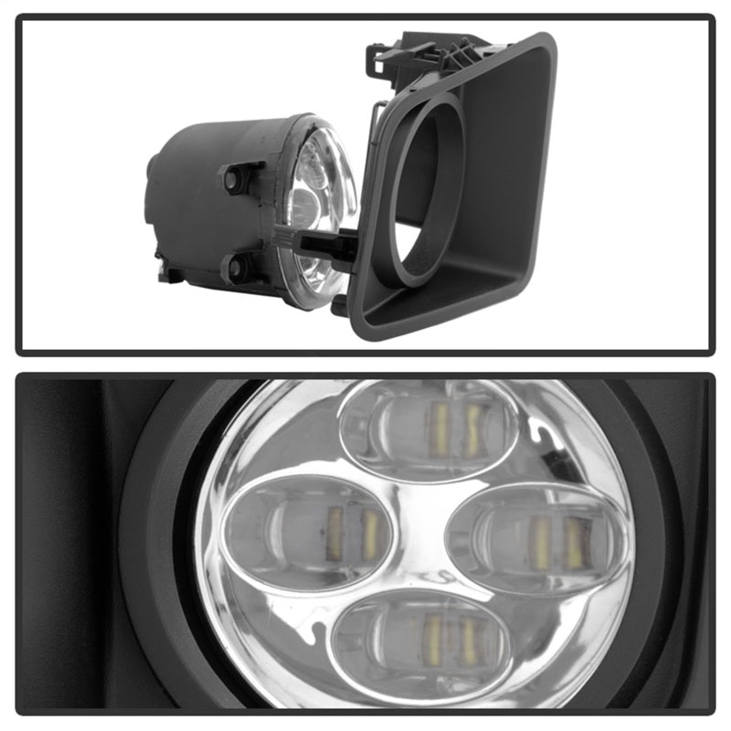 SPYDER 9031540 Spyder Toyota Tundra 2014-2016 Daytime DRL LED Running Fog Lights w/Switch Clear FL-DRL-TTU14-C