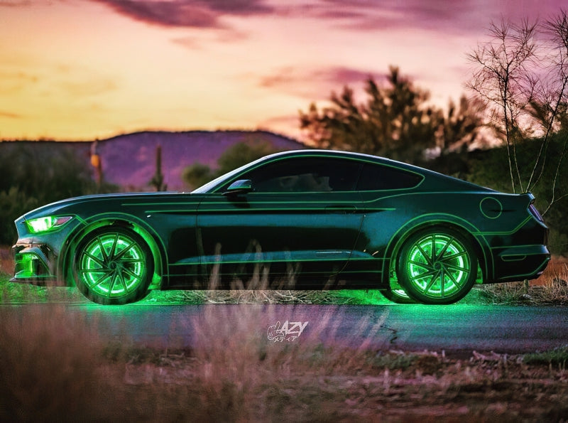 ORACLE Lighting 4215-334 Oracle LED Illuminated Wheel Rings - ColorSHIFT No Remote - ColorSHIFT No Remote SEE WARRANTY