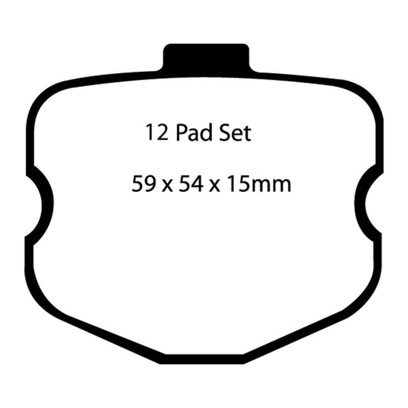 EBC DP51771NDX 06-08 Chevrolet Corvette (C6) 7.0 (Z06) Bluestuff Front Brake Pads
