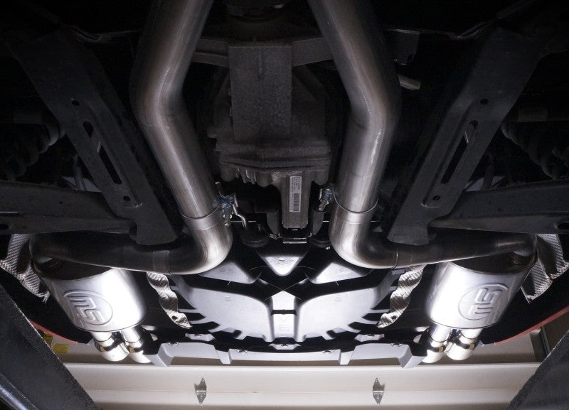 Stainless Works PG8CBFC 2008-09 Pontiac G8 GT 3in Catback Systemt X-Pipe Turbo Chambered Muffler 3.5in Tips