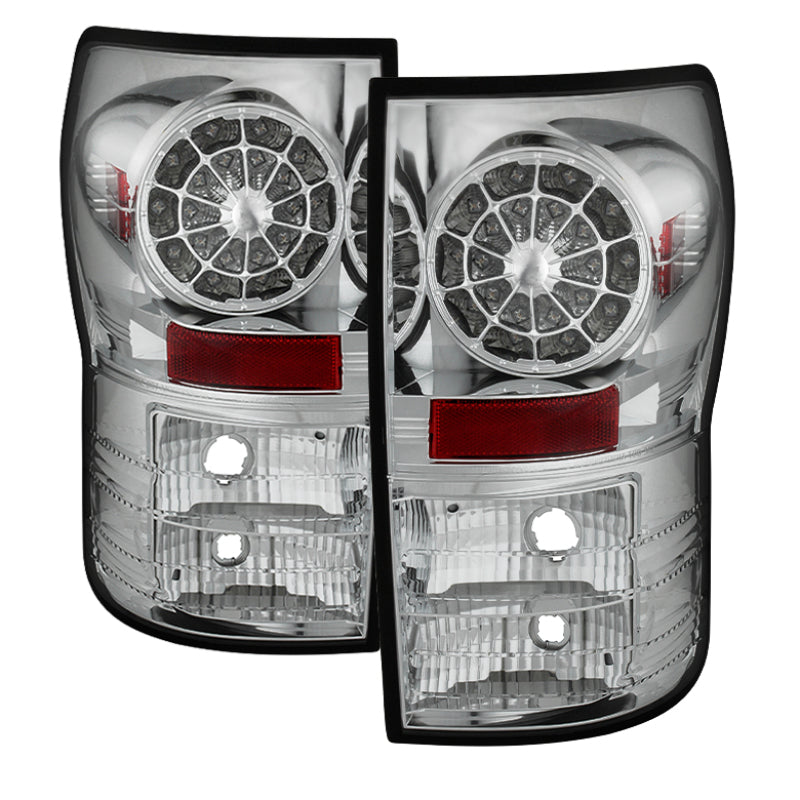 SPYDER 5029591 Spyder Toyota Tundra 07-13 LED Tail lights Chrome ALT-YD-TTU07-LED-C