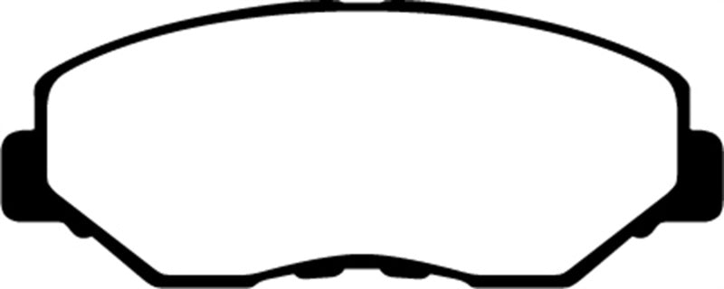 EBC DP61655 02-04 Honda CR-V 2.4 Greenstuff Front Brake Pads