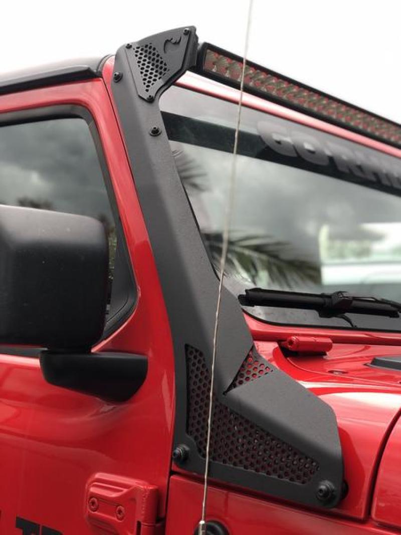 Go Rhino 730500T 18-20 Jeep Wrangler JL/JLU/Gladiator JT XE Windshield Light Bar Mount - 50in Single Row