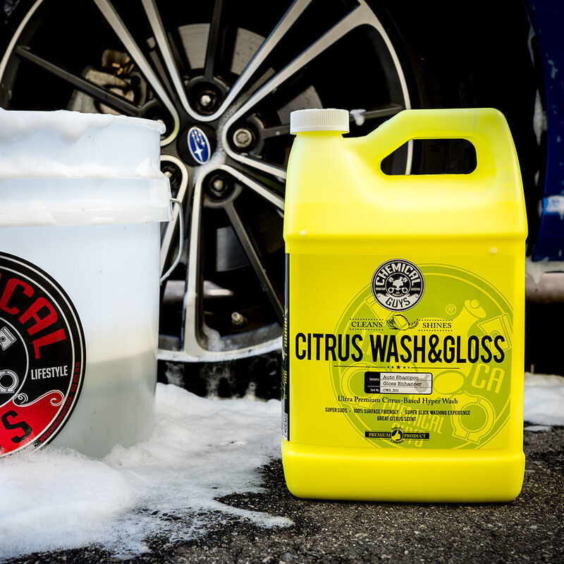 Chemical Guys CWS_301 Citrus Wash & Gloss Concentrated Car Wash - 1 Gallon