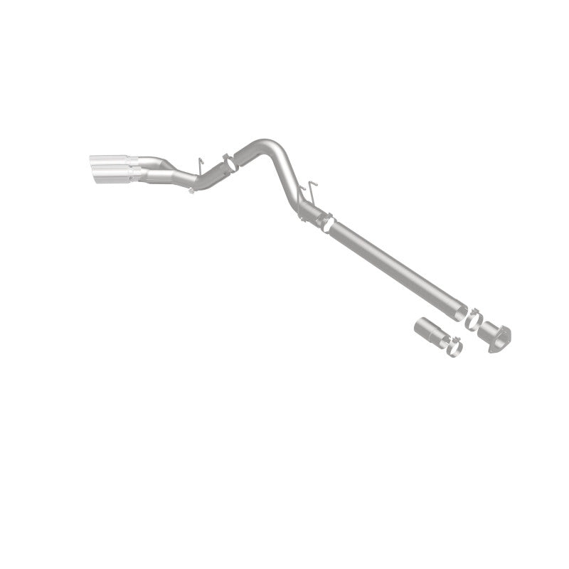 Magnaflow 17873 MagnaFlow 08-17 Ford F-250/F-350/F-450 4.6L/6.7 DPF-Back SS 4in Dual Single Passenger Side Rear Exit