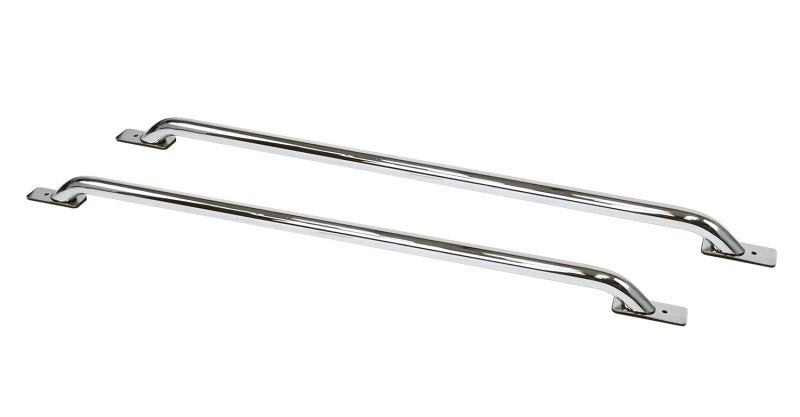 Go Rhino 8128C 94-18 Dodge Pick Up / RAM 1500/2500HD/3500 Stake Pocket Bed Rails - Chrome