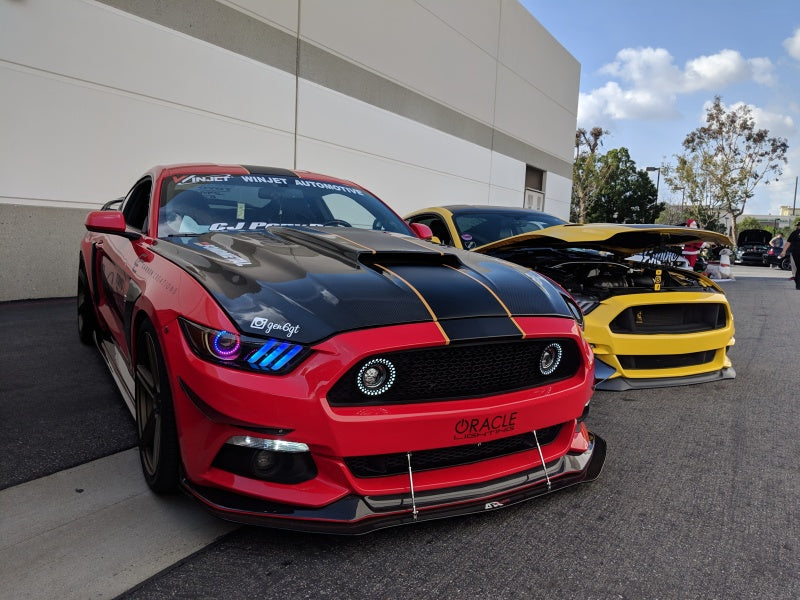 ORACLE Lighting 1335-332 Oracle 15-17 Ford Mustang V6/GT/Shelby Dynamic DRL w/ Halo Kit - ColorSHIFT - Dynamic SEE WARRANTY