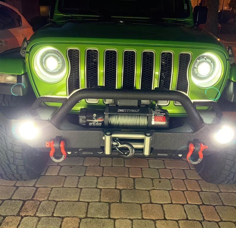 ORACLE Lighting 5839-504 Oracle Oculus Bi-LED Projector Headlights for Jeep JL/Gladiator JT - Matte Blk - 5500K SEE WARRANTY