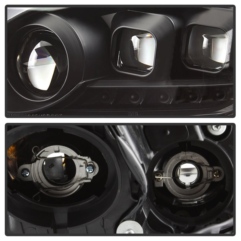SPYDER 9039331 xTune Infiniti G37 Coupe (non-AFS) 08-15 Projector Headlights - Black PRO-JH-IG3708-2D-LB-BK