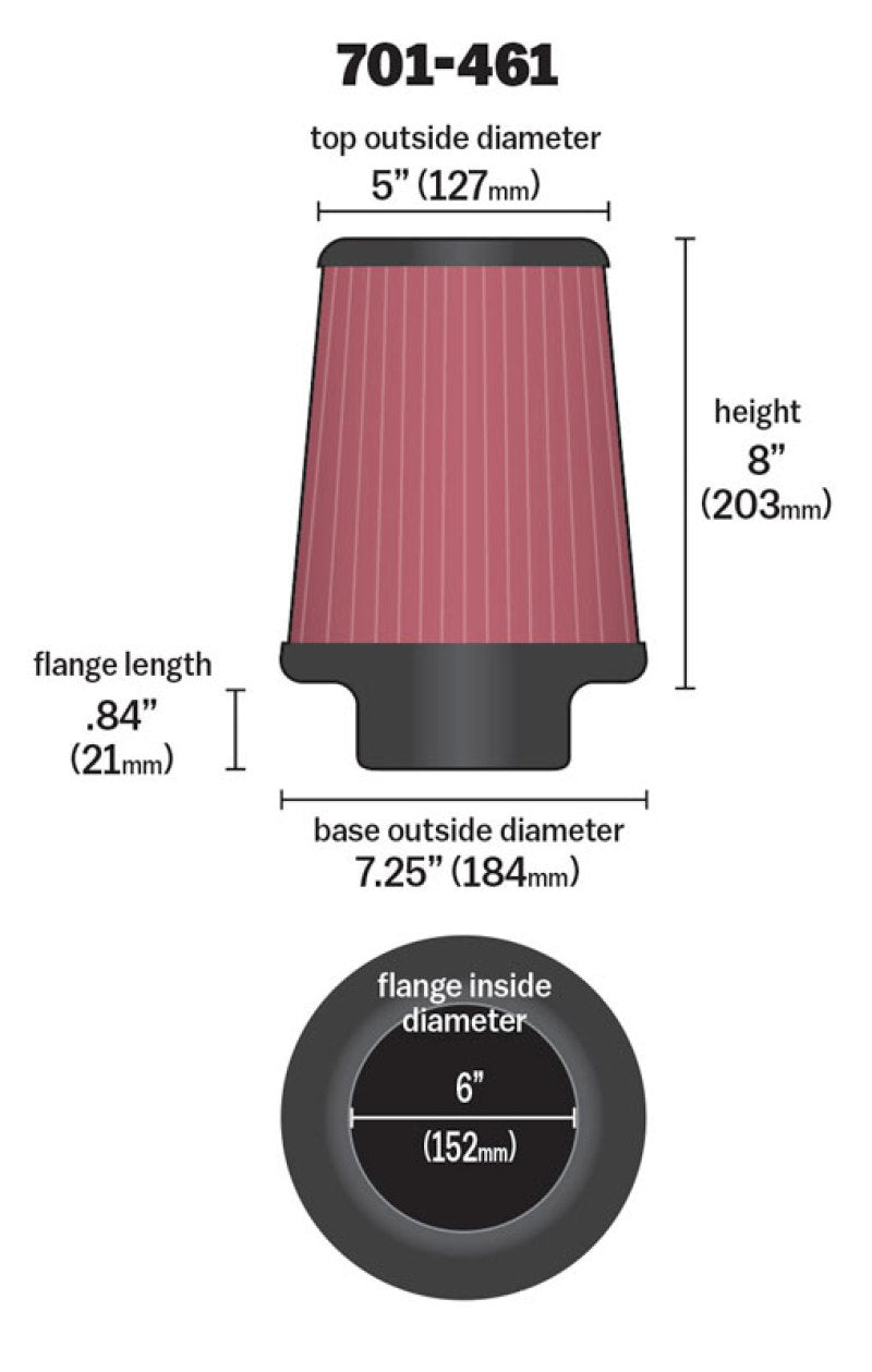Airaid 701-461 Kit Replacement Filter
