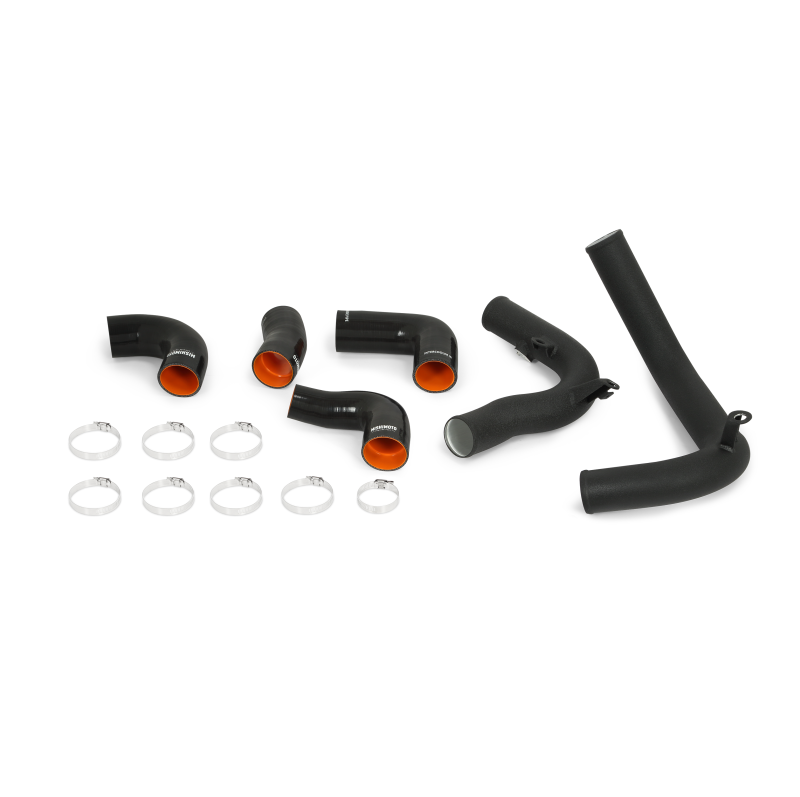 Mishimoto MMICP-MK7-15KWBK 2015+ Volkswagen MK7 GTI / Golf R Intercooler Pipe Kit Wrinkle Black