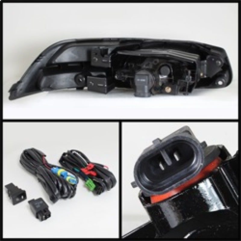 SPYDER 5070432 Spyder Honda Civic 2012-2013 2Dr/Coupe OEM Fog Light W/Switch- Clear FL-HC2012-2D-C