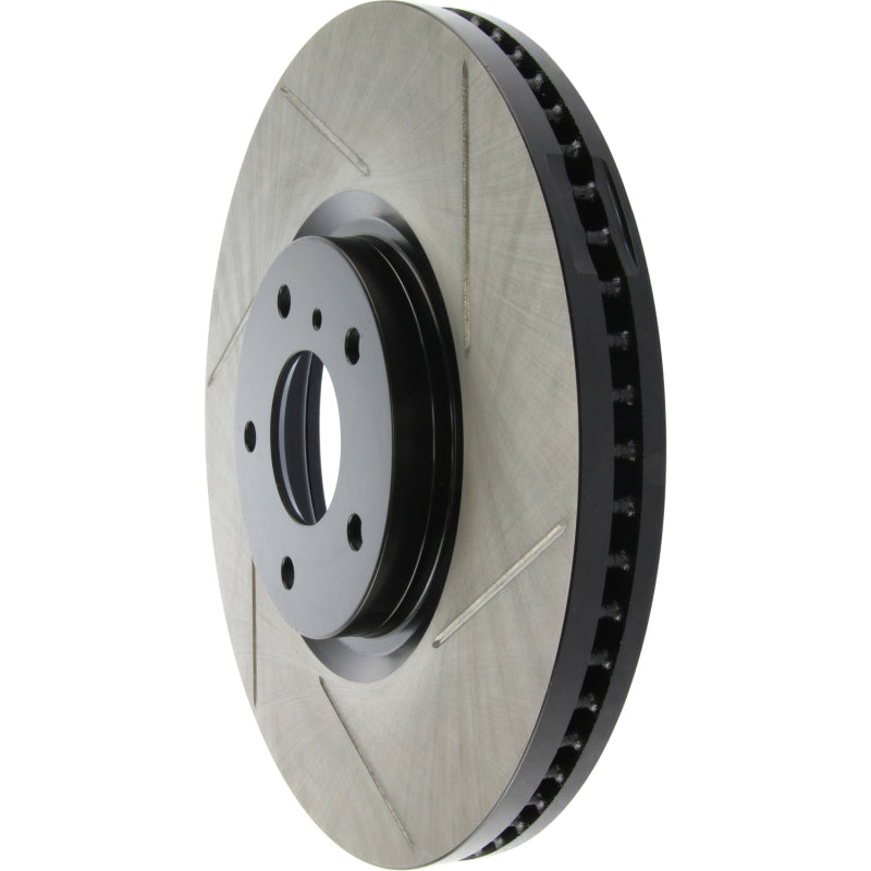 Stoptech 126.42095SL StopTech Power Slot 07-08 Infiniti G35 2WD / 08 G37 Coupe SportStop Slotted Front Left Rotor