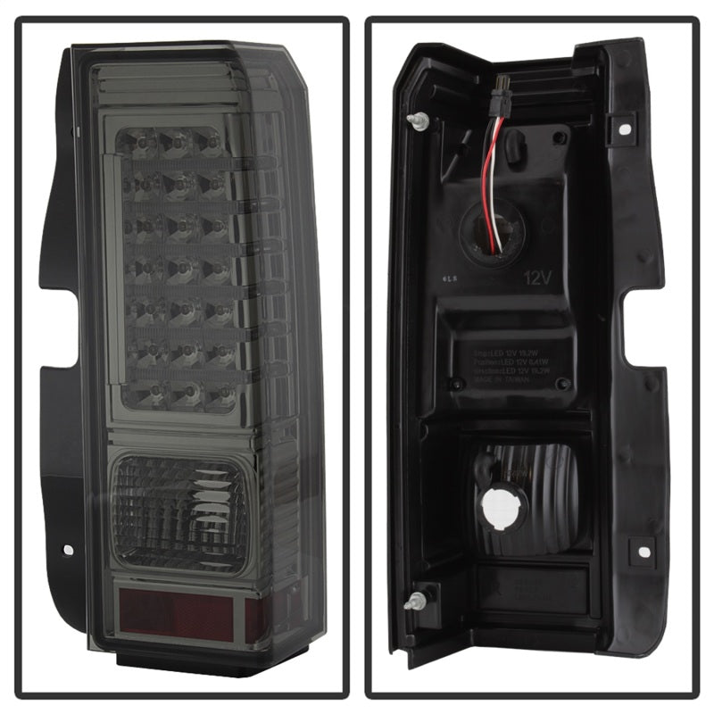 SPYDER 5013064 Xtune Hummer H3 06-09 ( Non H3T ) LED Tail Lights Smoke ALT-ON-HH306-LED-SM