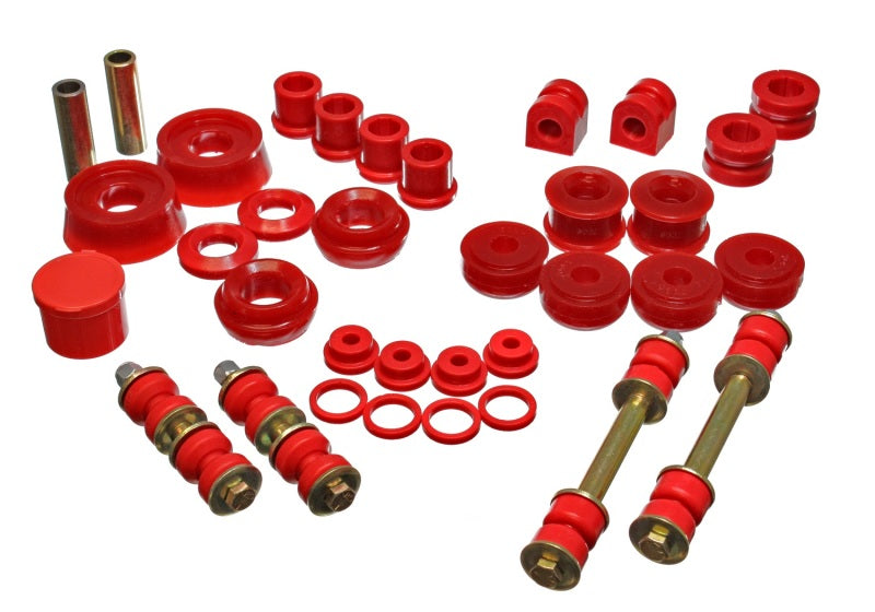 Energy Suspension 5.18114R 03-05 Dodge SRT-4 FWD Red Hyper-flex Master Bushing Set