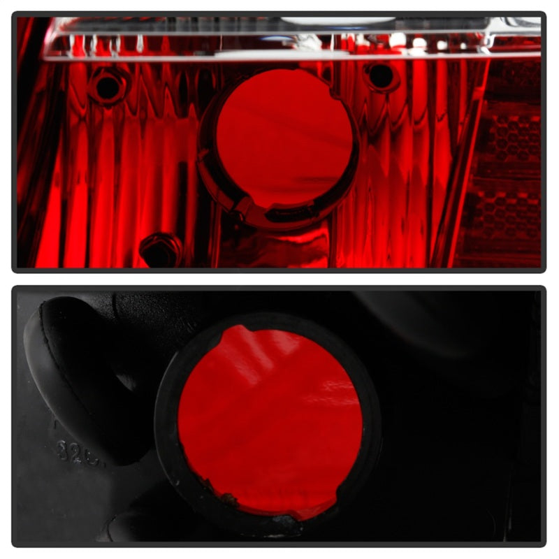 SPYDER 5013132 Xtune Porsche 911 996 ( Non 4S. Turbo. GT3 ) 99-04 LED Tail Lights Red Clear ALT-ON-P99699-LED-RC