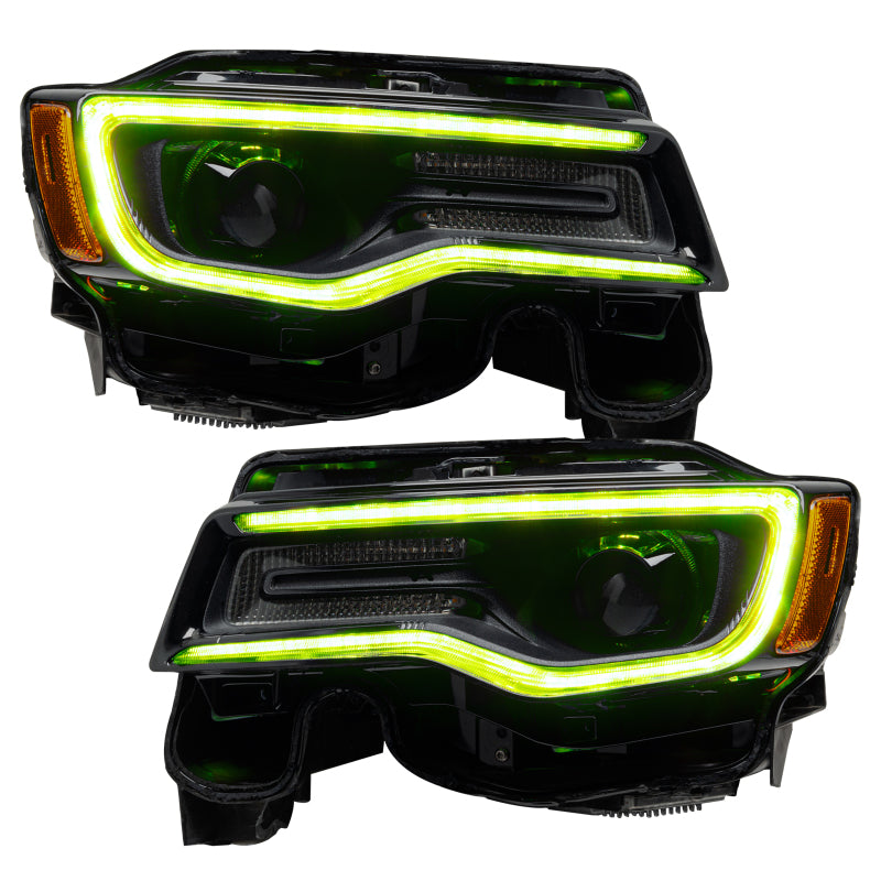 ORACLE Lighting 1284-332 Oracle 1421 Jeep Grand Cherokee Dynamic Headlight DRL Upgrade Kit ColorSHIFT Dynamic SEE WARRANTY