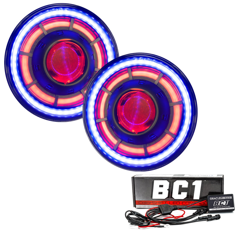 ORACLE Lighting 5876-335 Oracle Oculus 7in ColorSHIFT Bi-LED Projector Headlights for Jeep Wrangler JK SEE WARRANTY