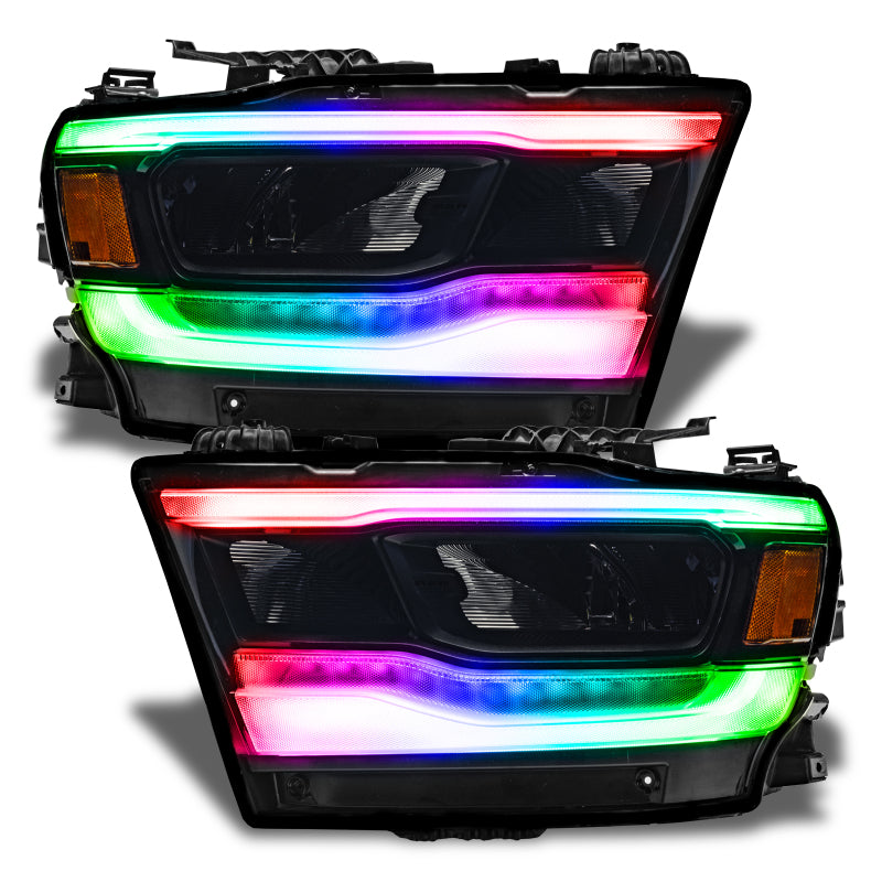 ORACLE Lighting 1281-339 Oracle 19-21 Dodge RAM 1500 RGB+W Headlight DRL Kit- Reflector LED Headlights - +W SEE WARRANTY