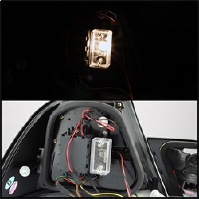 SPYDER 5073815 Spyder BMW E46 00-03 2Dr Coupe Light Bar LED Tail Lights Blk ALT-YD-BE4600-LBLED-BK