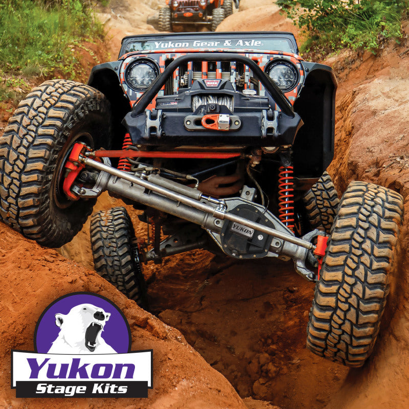 Yukon Gear & Axle YGK068STG2 Yukon Gear & Install Kit Package for Jeep Rubicon JL/JT w/D44 Front & Rear in a 4.88 Ratio Stage 2