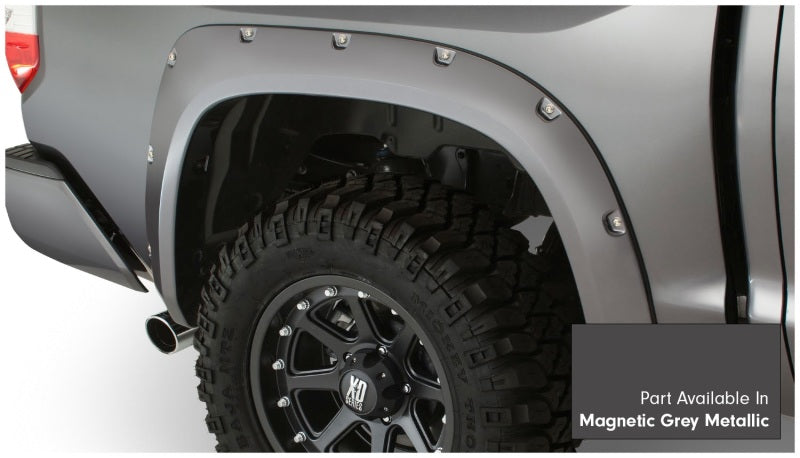 Bushwacker 30918-63 16-18 Toyota Tundra Fleetside Pocket Style Flares 4pc - Magnetic Grey