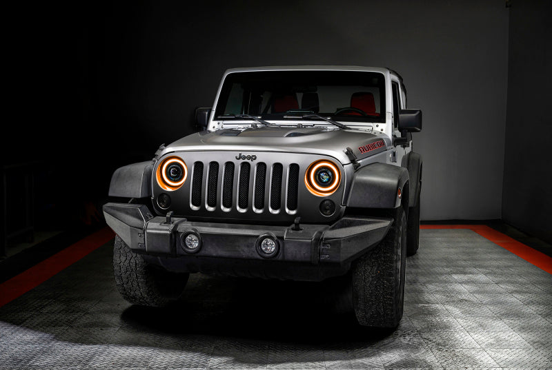 ORACLE Lighting 5876-023 0718 Jeep Wrangler JK Oculus 7in Switchback BiLED Projector Headlights SEE WARRANTY