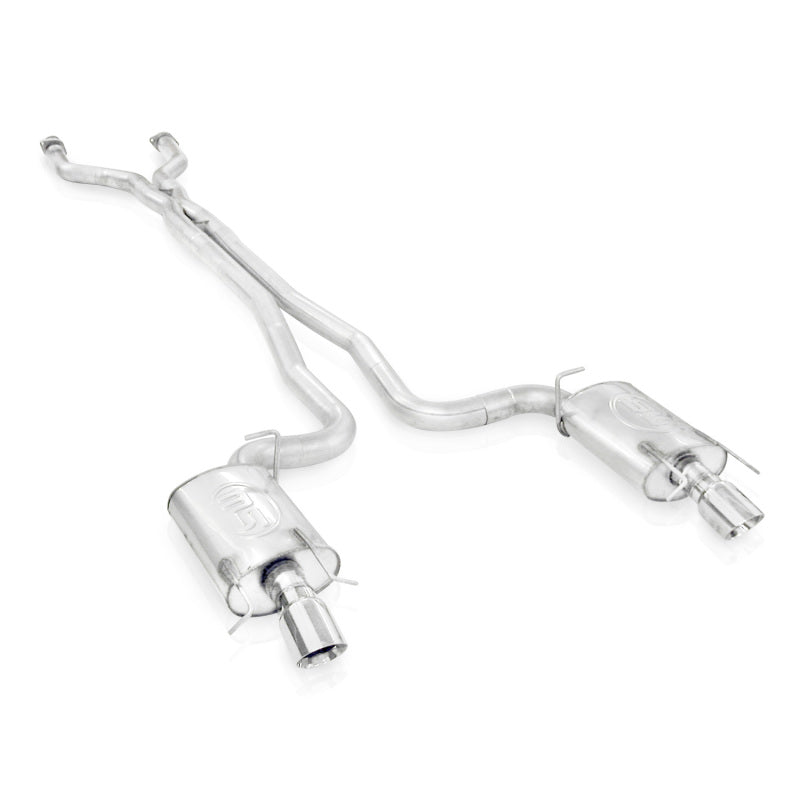 Stainless Works CTSV9CB 2009-15 Cadillac CTS-V Sedan 3in Catback System X-Pipe S-Tube Mufflers 4in Tips