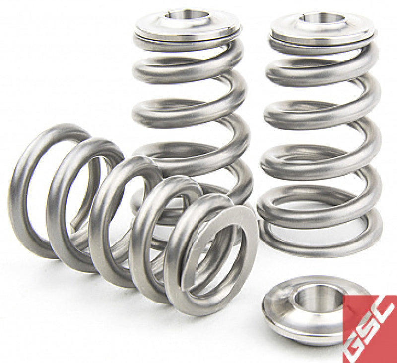 GSC Power Division 5086 GSC P-D Toyota 2JZ-GTE Extreme Pressure Single Conical Valve Spring and Ti Retainer Kit