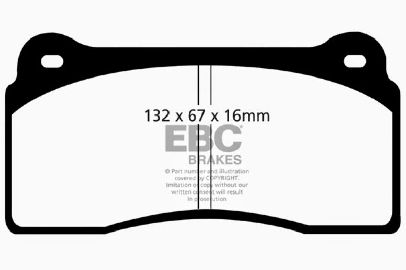 EBC DP51110NDX 99-03 Aston Martin DB7 5.9 Bluestuff Front Brake Pads