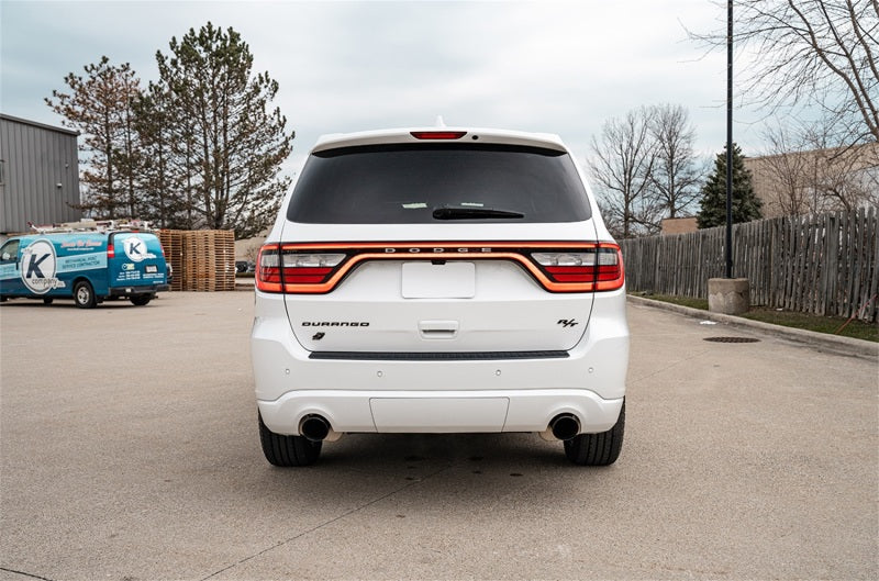 CORSA Performance 21186BLK Corsa 2011-2024 Dodge Durango Xtreme 2.5in Cat-Back Dual Rear Exit w/ Single 4.5in Black PVD Tips